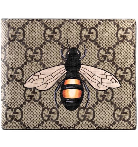 gucci bee card|gucci blooms card holder.